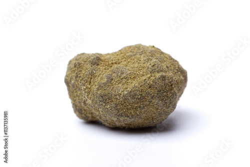 Hashish isolated on white background