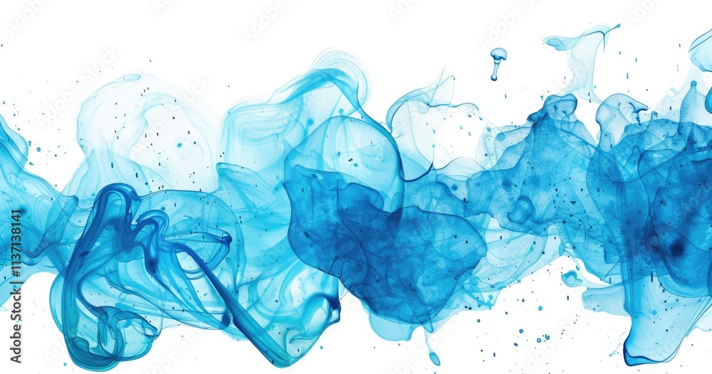 Abstract blue fluid shapes creating a dynamic and artistic visual effect. Abstract blue fluid shapes creating a dynamic and artistic visual effect.