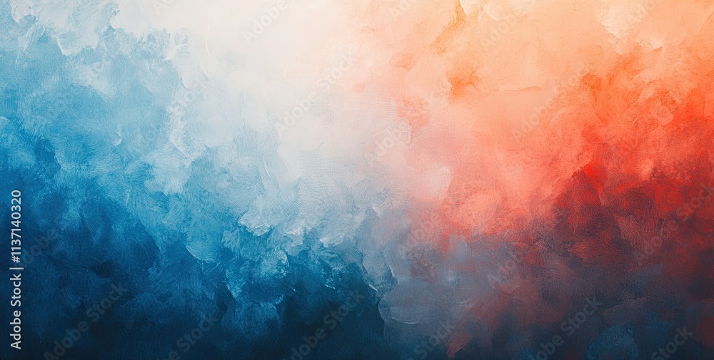 Fototapeta premium A soft gradient background with a mix of warm and cool tones