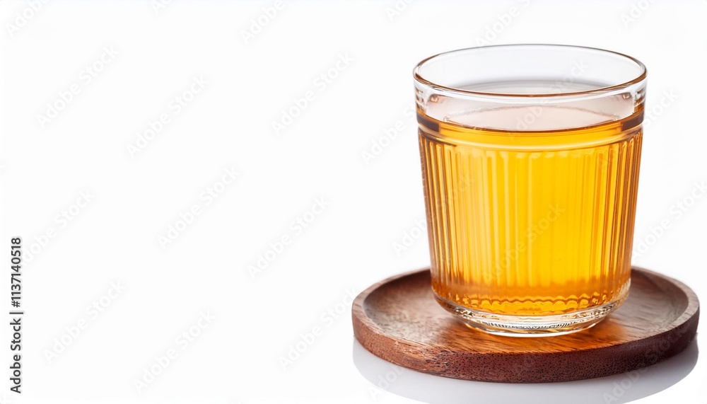 Honey Water on white background isolated. Beverage. Drink. Honey Water on white background isolated. Beverage. Drink.