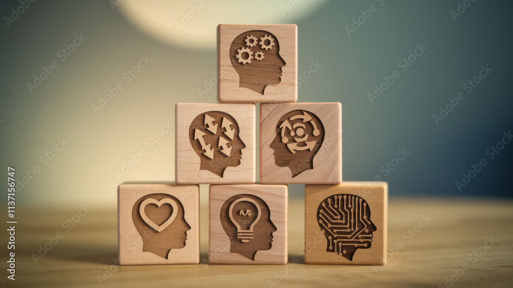 Symbols of Innovation, Logic, and Technology Concept Symbols of Innovation, Logic, and Technology Concept