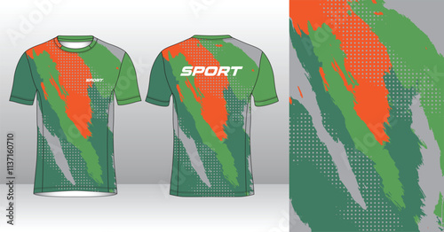 Adobe Illustrator ArtworkRunning Jersey Design. Sport Jersey Design for Custom Sublimation