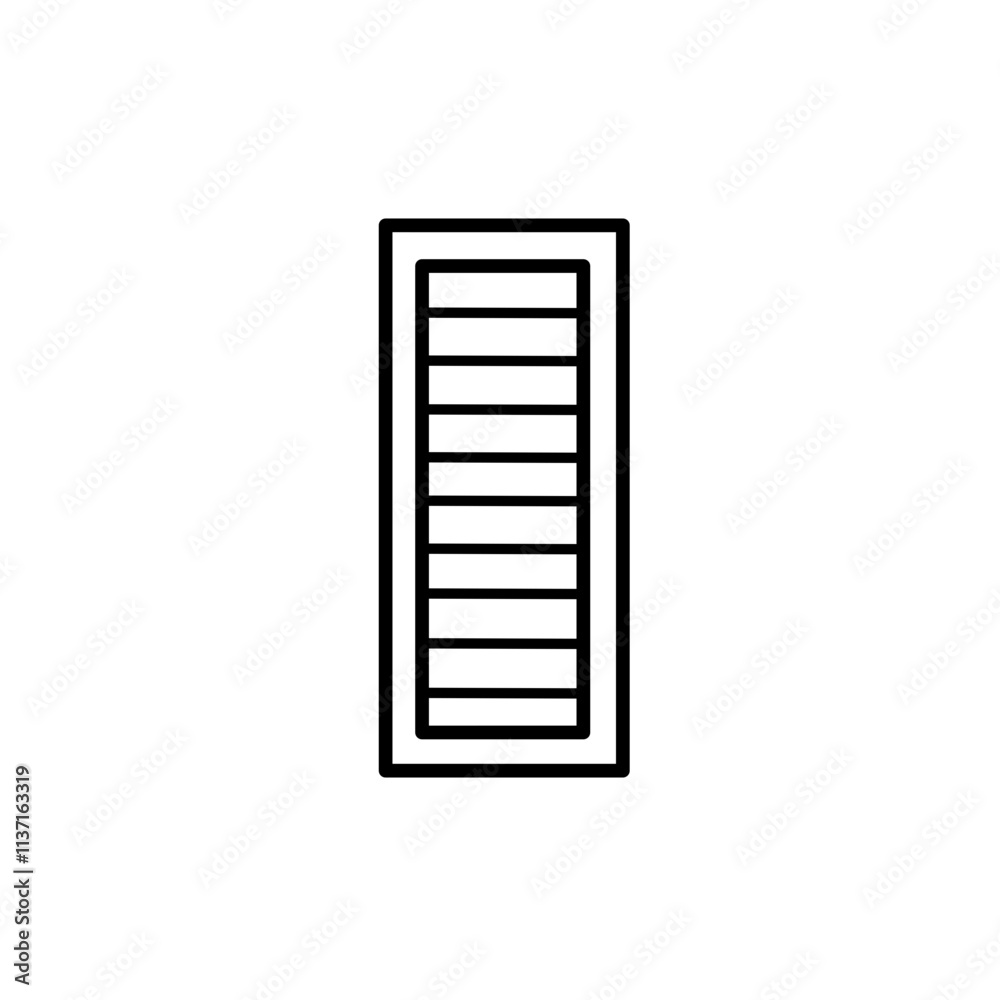 outline of the door outline of the door