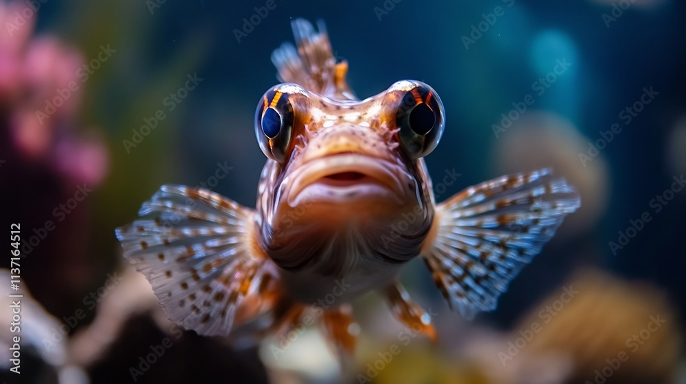 Close-up of a Curious Marine Fish Close-up of a Curious Marine Fish