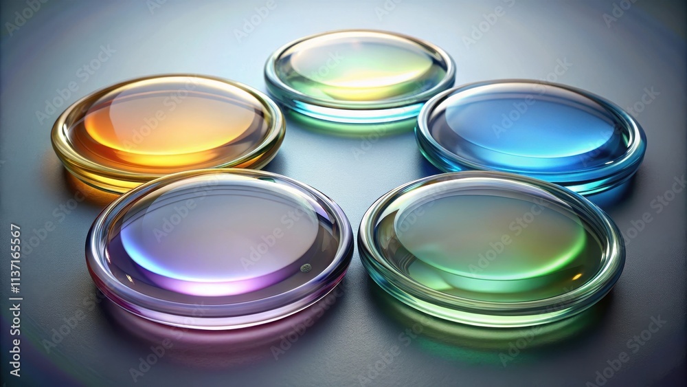 Glass buttons or glossy round shapes in rendering, glass, buttons,glossy, round, shapes,rendering, design, digital Glass buttons or glossy round shapes in rendering, glass, buttons,glossy, round, shapes,rendering, design, digital