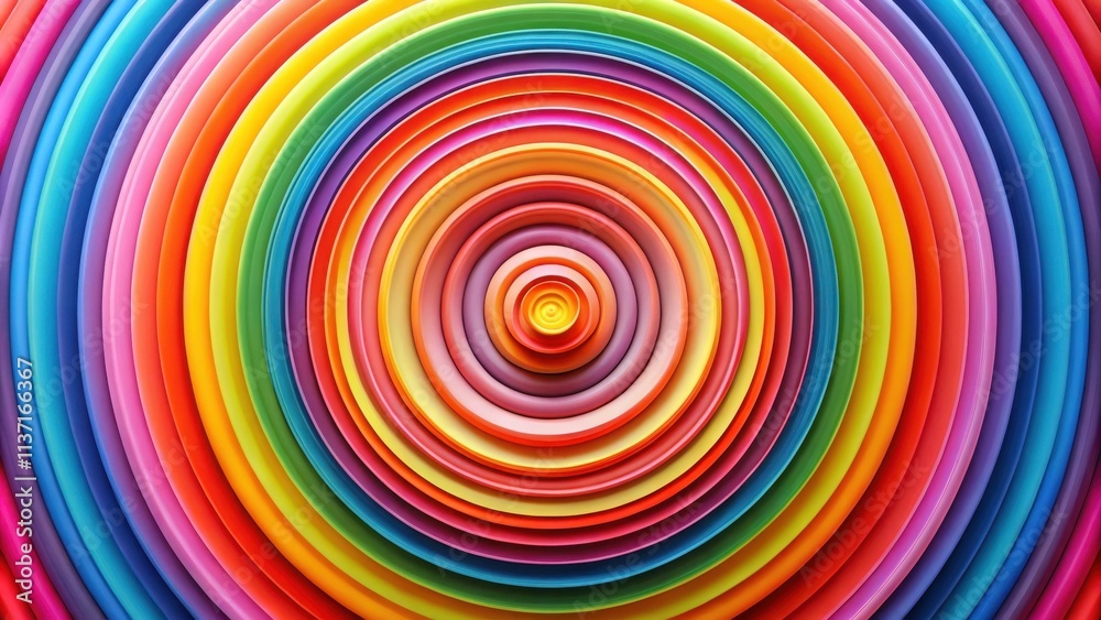 Softly expanding and contracting concentric circles with changing vibrant colors , circles, expanding, contracting, gentle, loop Softly expanding and contracting concentric circles with changing vibrant colors , circles, expanding, contracting, gentle, loop