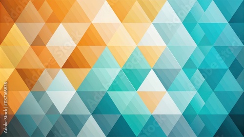 Abstract geometric shapes in two-tone colors on a tabloid-sized 11x17 background, geometric, abstract, shapes, two-tone