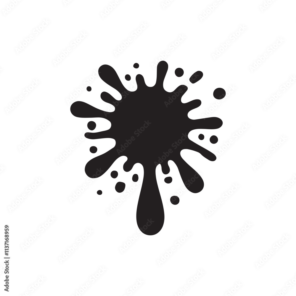 High-Resolution Paint Splatter and Ink Splat Silhouette, Abstract Artistic Graphics for Creative Design, Black and White Paint Splash Vector for Grunge Art and Modern Digital Creations High-Resolution Paint Splatter and Ink Splat Silhouette, Abstract Artistic Graphics for Creative Design, Black and White Paint Splash Vector for Grunge Art and Modern Digital Creations