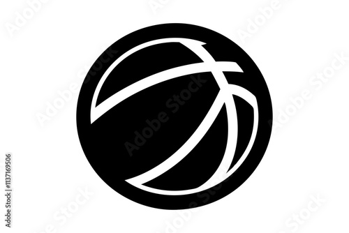 creative gym medicine ball icon and logo vector illustration
