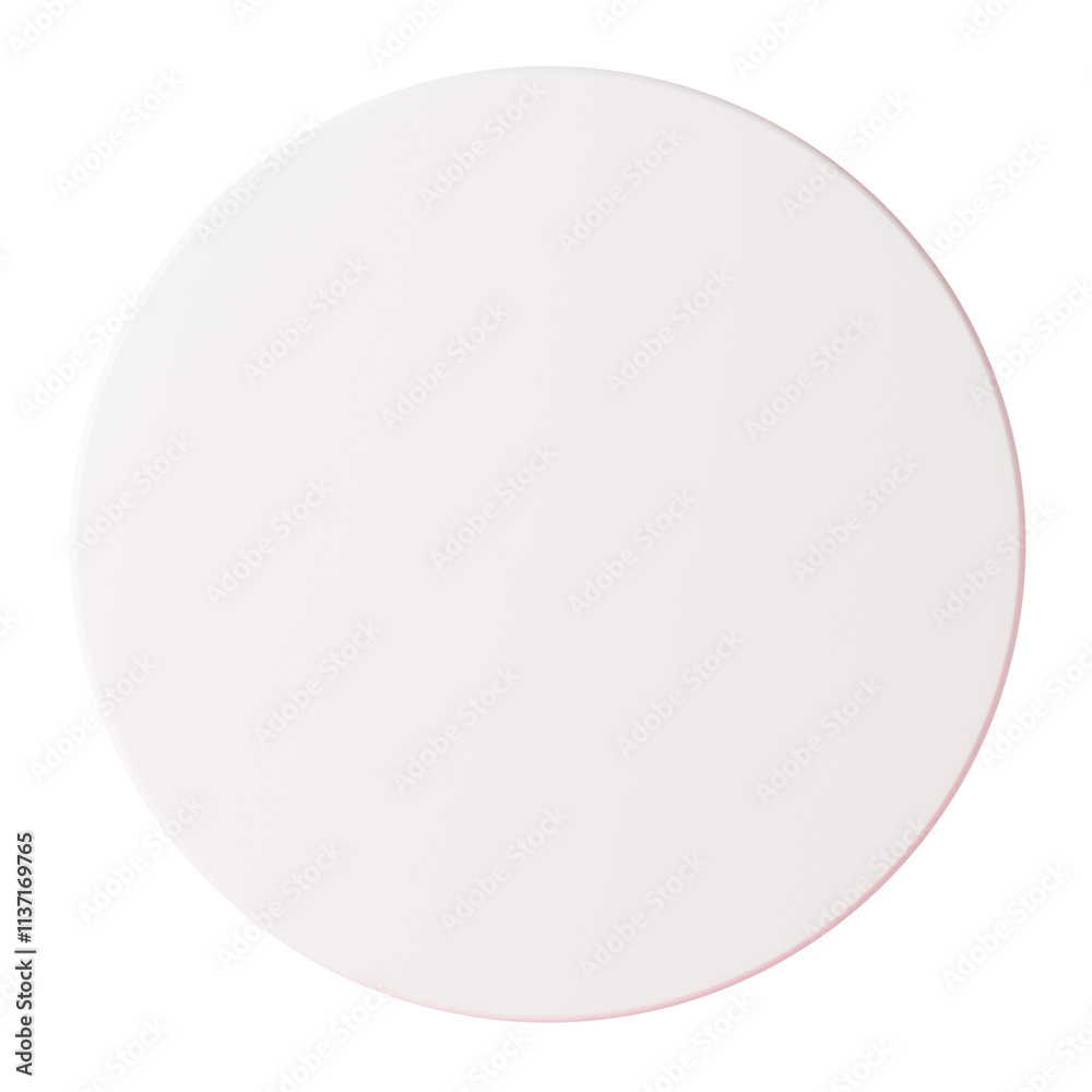 White circle shape png sticker, 3D element, transparent background White circle shape png sticker, 3D element, transparent background