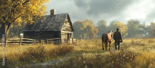 Autumnal Solitude: A Man and His Horse Journey Homeward