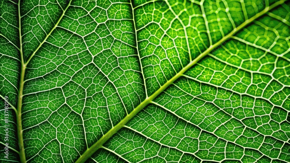 Close-up of a vibrant green leaf with intricate veins, leaf, green, nature, plant, close-up, vibrant, detail, texture, beauty Close-up of a vibrant green leaf with intricate veins, leaf, green, nature, plant, close-up, vibrant, detail, texture, beauty