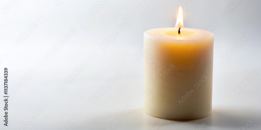 Candle isolated on white background, candle, flame, light, wax, isolated, decor, traditional, cozy, romantic, home Candle isolated on white background, candle, flame, light, wax, isolated, decor, traditional, cozy, romantic, home