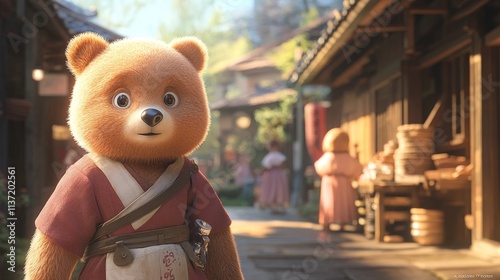A Bear in a Kimono