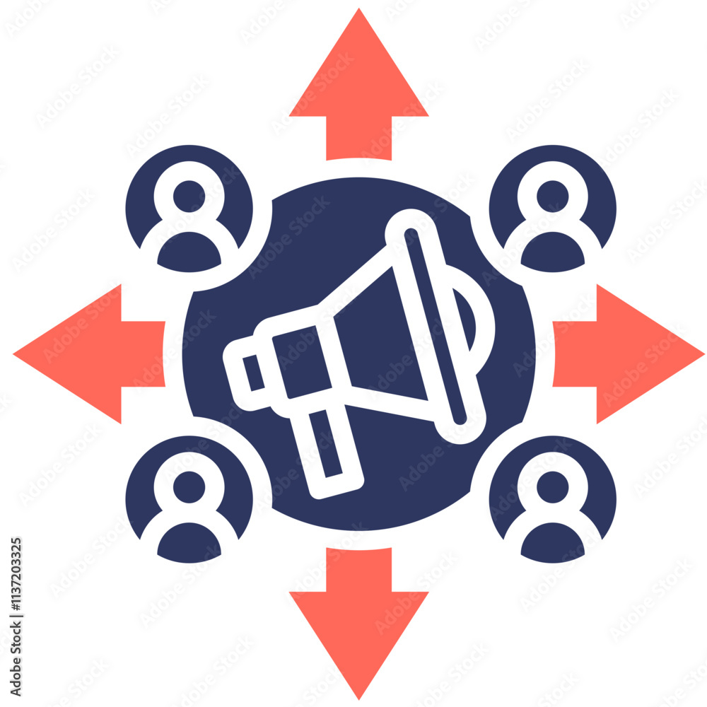 Obraz premium Outreach Icon