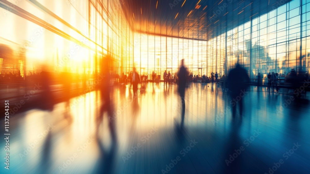 Professional Team in Modern Office with Bright Daylight Professional Team in Modern Office with Bright Daylight