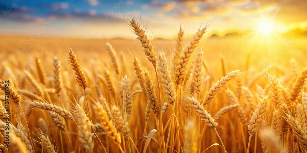 Field of golden wheat basking in the warm morning sunlight, wheat, field, golden, morning, sunlight, agriculture, farm, crops Field of golden wheat basking in the warm morning sunlight, wheat, field, golden, morning, sunlight, agriculture, farm, crops