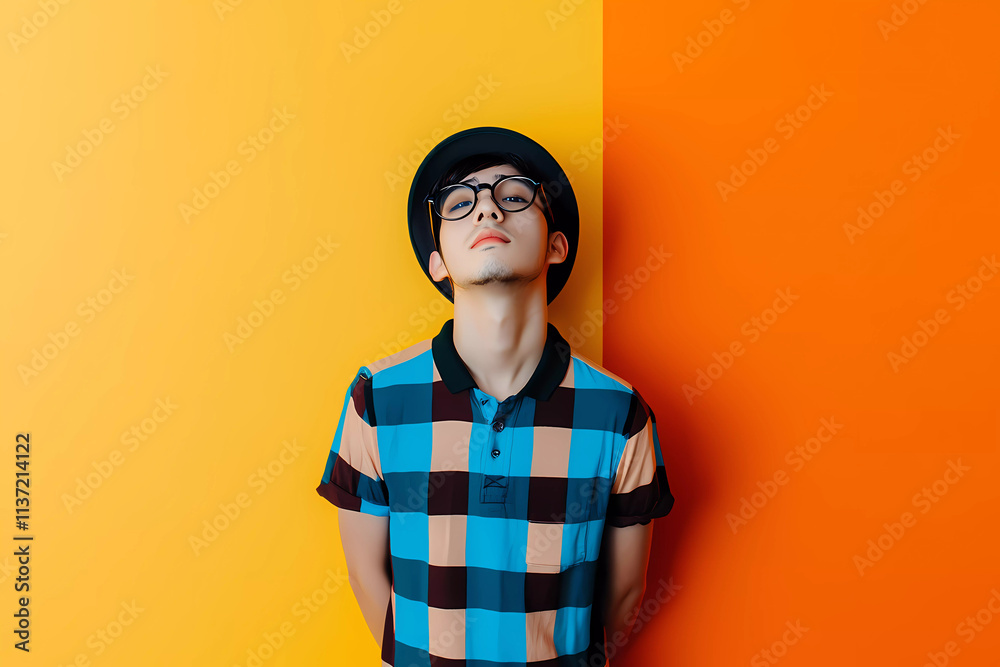 portrait of a person in a yellow shirt portrait of a person in a yellow shirt