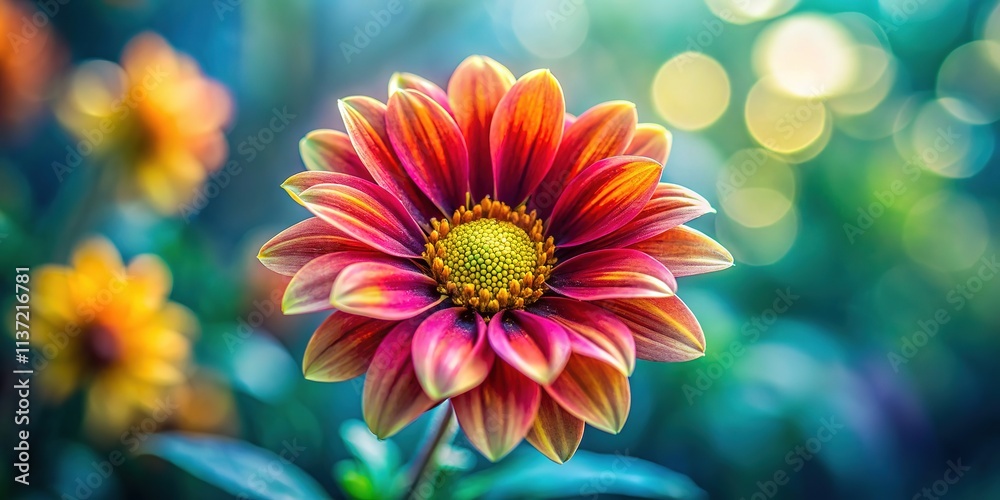 Late Summer Bloom Closeup - Bokeh Background Late Summer Bloom Closeup - Bokeh Background