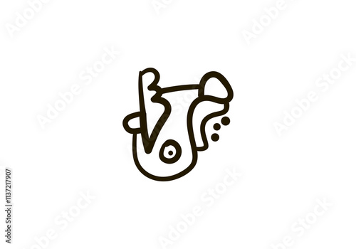 Doodle Graffiti Monster