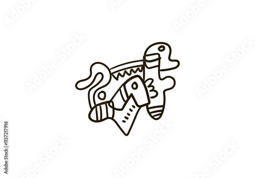 Doodle Graffiti Monster
