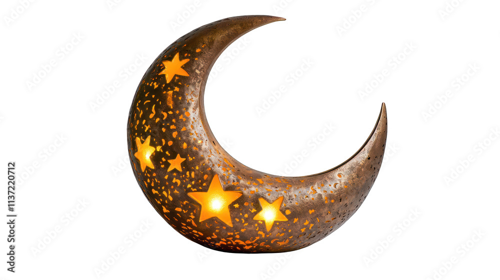 a crescent moon and star lantern transparant background png a crescent moon and star lantern transparant background png