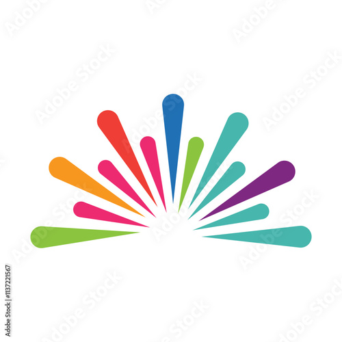 fireworks logo template icon