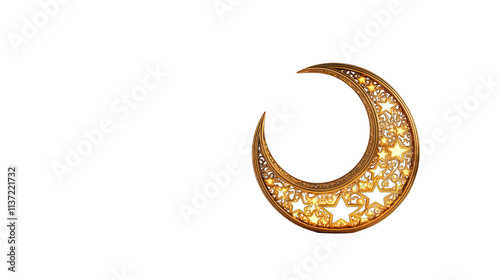 a crescent moon and star lantern transparant background png