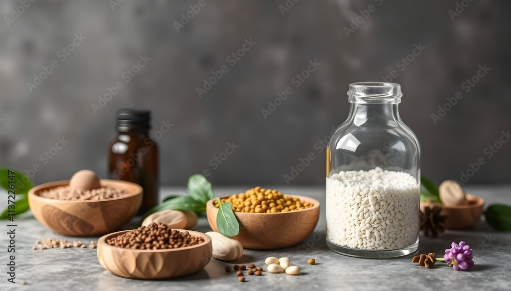 Assortment of Dried Herbs and Spices for Natural Healing Assortment of Dried Herbs and Spices for Natural Healing