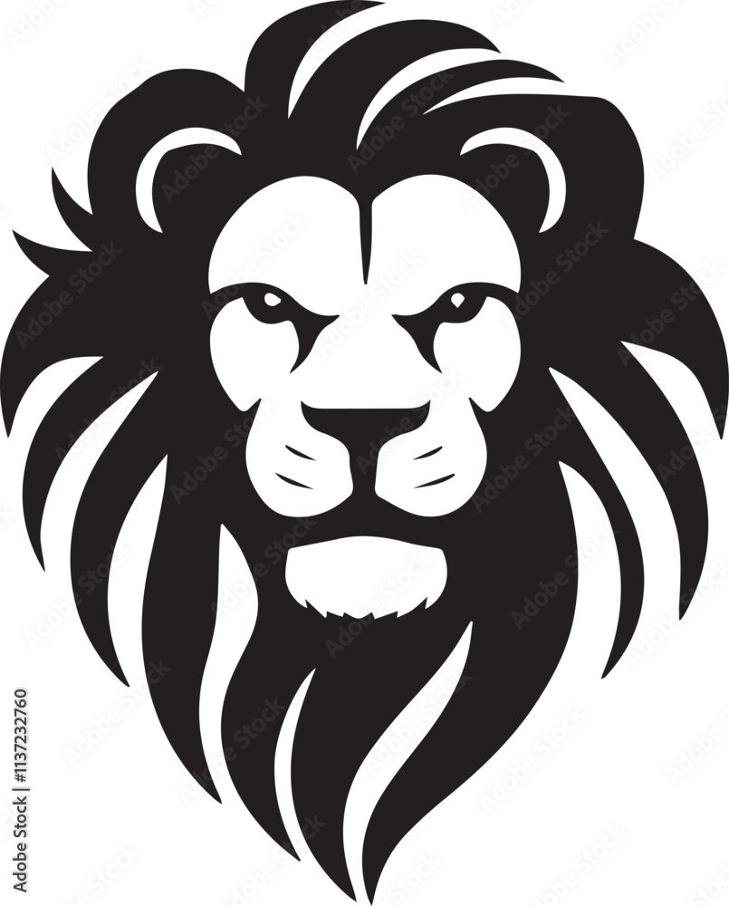 Lion head logo icon, lion face vector Illustration, on a isolated background, EPS Lion head logo icon, lion face vector Illustration, on a isolated background, EPS
