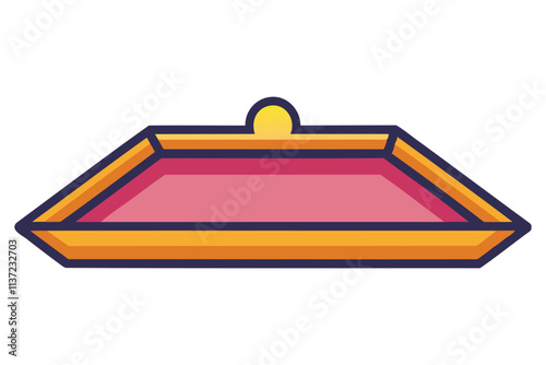  elegant tray vector art for serving and decorative designs