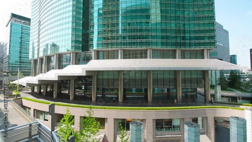 Modern skyscrapers of Shinbashi, Tokyo photo