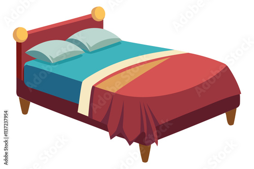 modern bedspread vector art for bedroom decor and textile design