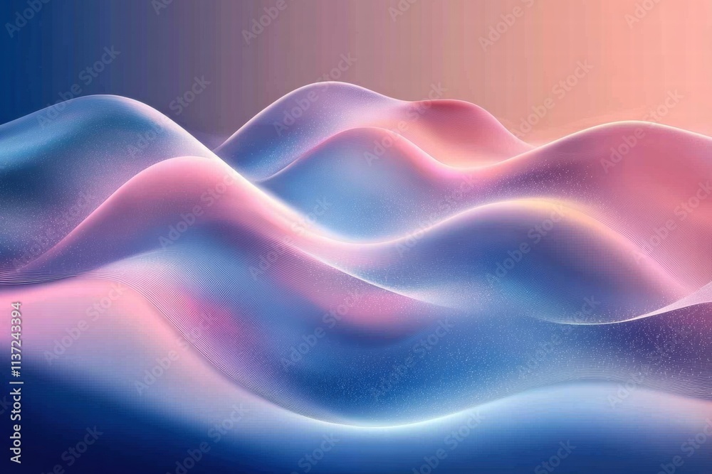 Abstract Pink and Blue Wave Background Abstract Pink and Blue Wave Background
