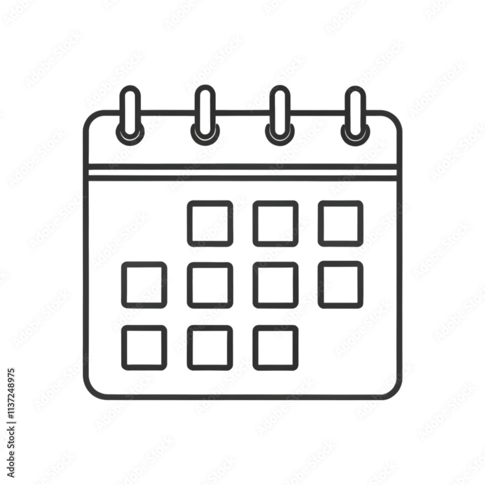 conic Desk Calendar Illustration conic Desk Calendar Illustration