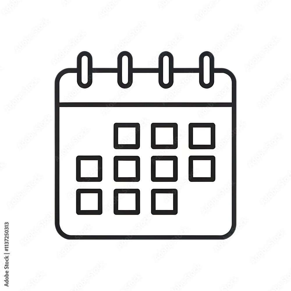 conic Desk Calendar Illustration conic Desk Calendar Illustration