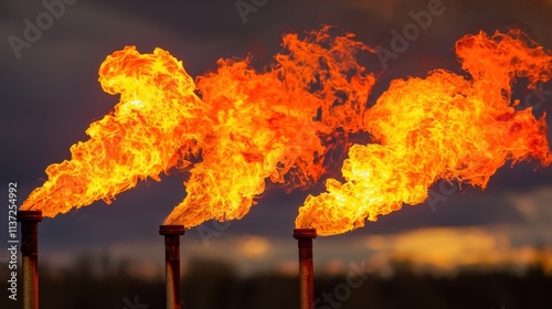 Gas Processing Plant: A specialized plant that processes natural gas into forms like methane, propane, and butane, converting raw resources into usable energy products.
 photo