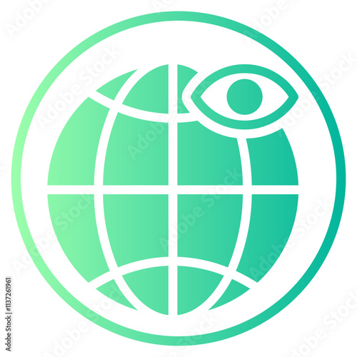 eye gradient icon