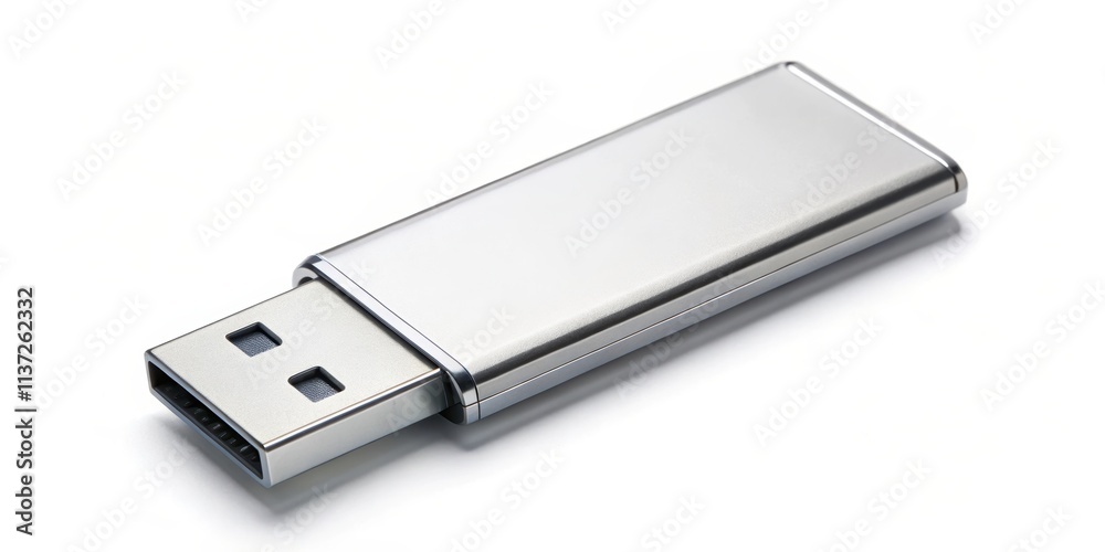 Slim and portable USB flash drive on white background, USB, flash drive, storage, technology, memory, data, transfer Slim and portable USB flash drive on white background, USB, flash drive, storage, technology, memory, data, transfer