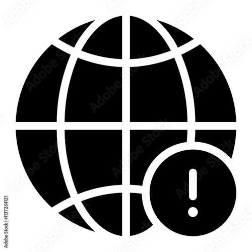 warning glyph icon