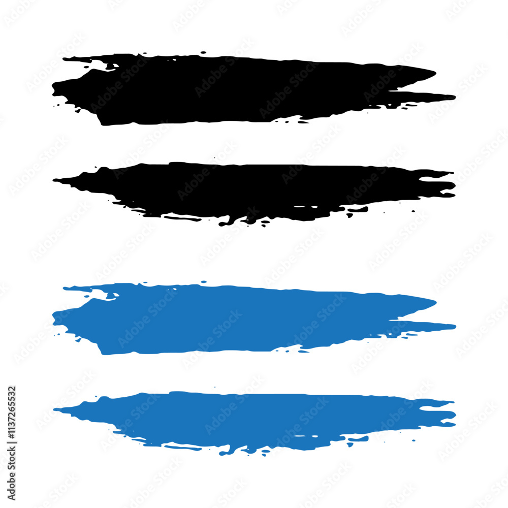 Brush strokes vector. Set of text boxes. Paintbrush collection. Grunge design elements. Brush strokes vector. Set of text boxes. Paintbrush collection. Grunge design elements.
