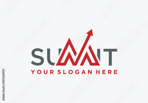 summit logo template, summit design, growth design	