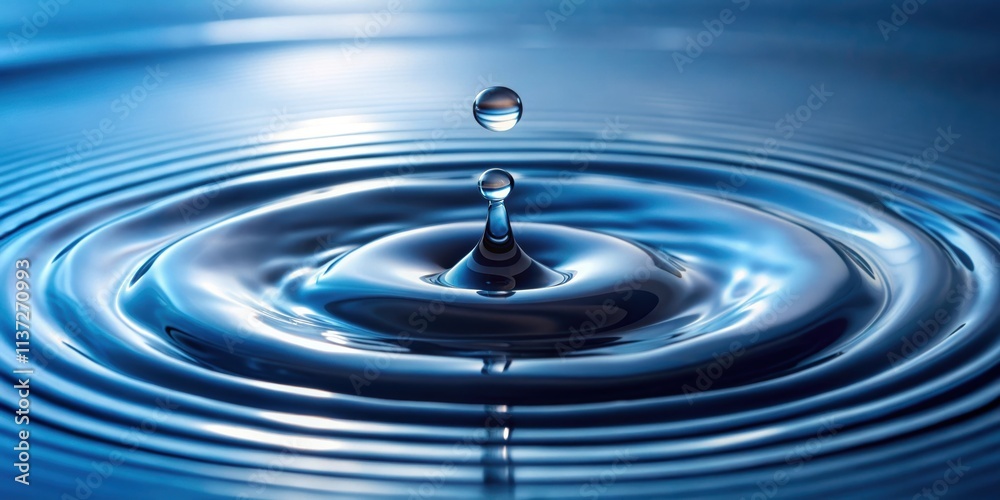 Water drop creating perfect circles on water mirror surface, drip, splash, circles, ripples, reflection, liquid, purity, calm Water drop creating perfect circles on water mirror surface, drip, splash, circles, ripples, reflection, liquid, purity, calm