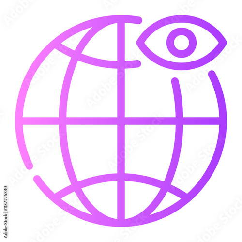 eye gradient icon