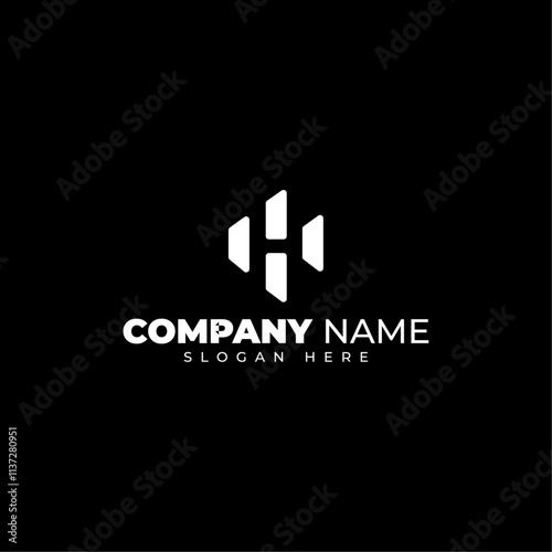 Creative H Letter Logo Design & Icon Vector.