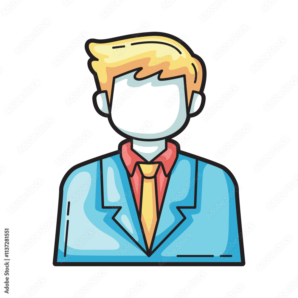 Businessman icon. ideal for business concepts, professional presentations, and corporate marketing materials