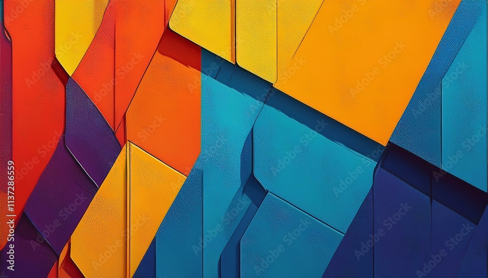 Fototapeta premium Colorful abstract urban wall texture with contemporary vibrant pattern design 