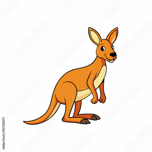kangaroo cartoon illustration