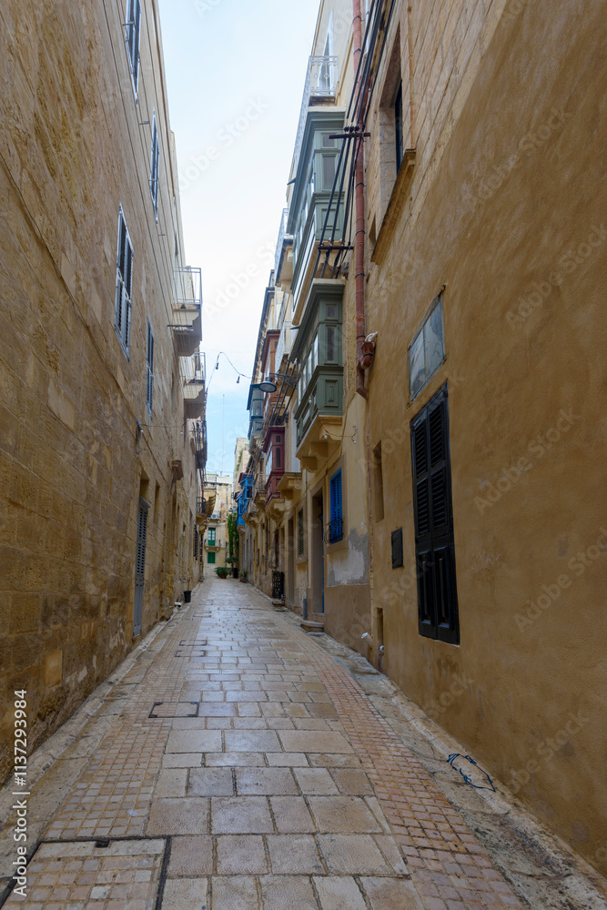Senglea, one of the three cities in Malta, Europe Senglea, one of the three cities in Malta, Europe