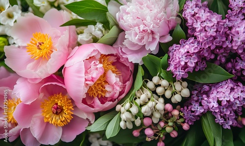 Wallpaper Mural background that will consist entirely of lush pink peonies, Generative AI Torontodigital.ca